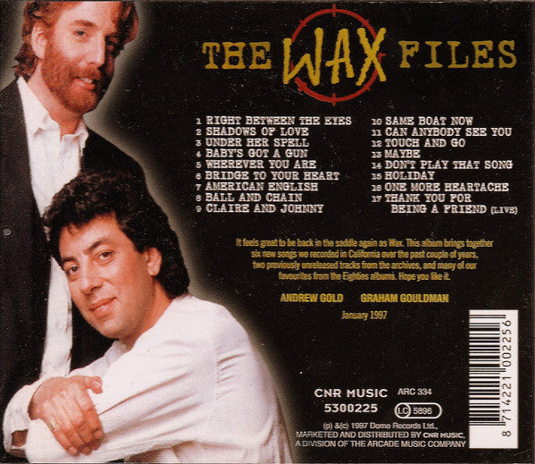 Wax (6) - The Wax Files (CD)