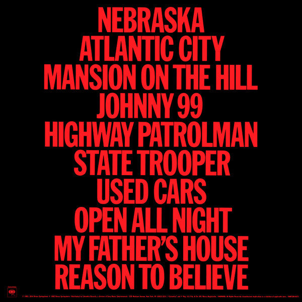 Bruce Springsteen - Bruce Springsteen - Nebraska  (LP) - Discords.nl