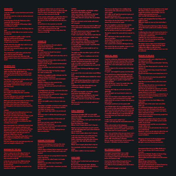 Bruce Springsteen - Bruce Springsteen - Nebraska  (LP) - Discords.nl