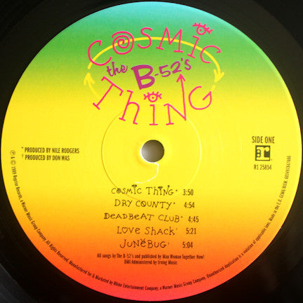 The B-52's - The B-52's - Cosmic Thing  (LP) - Discords.nl