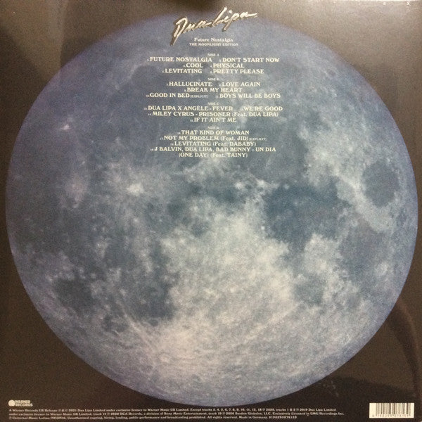 Dua Lipa - Future Nostalgia (The Moonlight Edition)  (LP) - Discords.nl