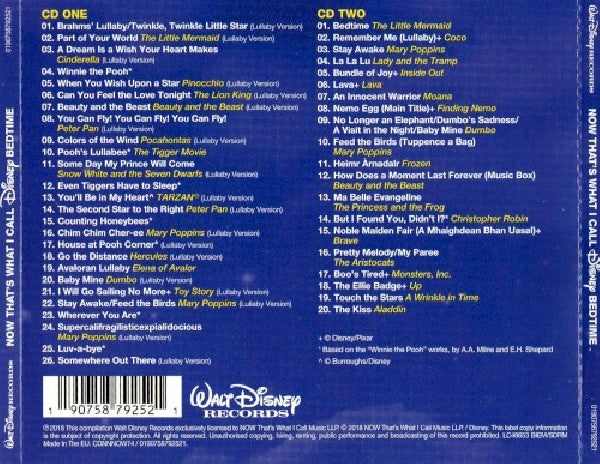 V/A (Various Artists) - Now disney bedtime (CD) - Discords.nl