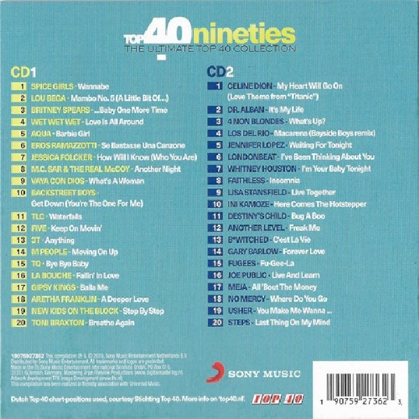 Various - Top 40 - nineties (CD) - Discords.nl