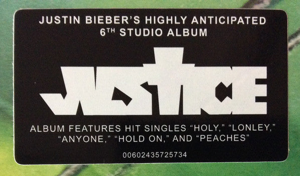 Justin Bieber - Justin Bieber - Justice  (LP) - Discords.nl