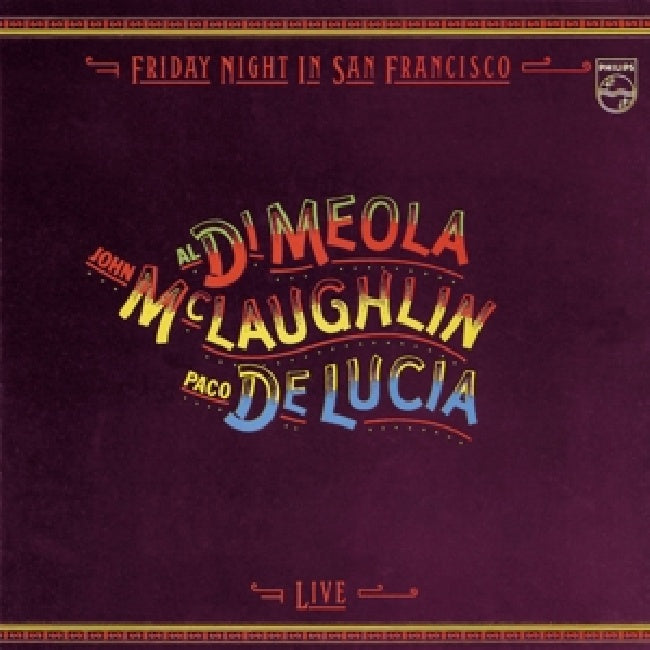 Mclaughlin/meola/lucia - Friday night in san franc (CD)