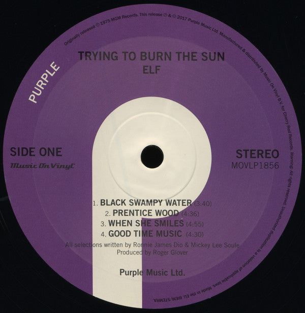 Elf (3) - Trying To Burn The Sun (LP) - Discords.nl