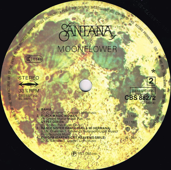 Santana - Moonflower (LP Tweedehands) - Discords.nl