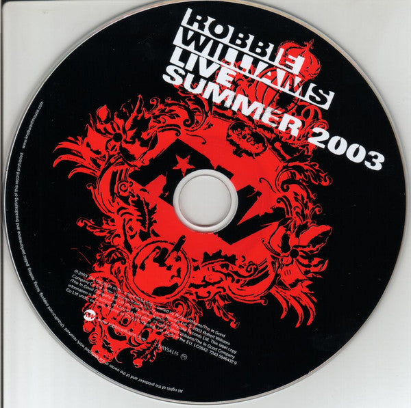 Robbie Williams - Live Summer 2003 (CD Tweedehands) - Discords.nl