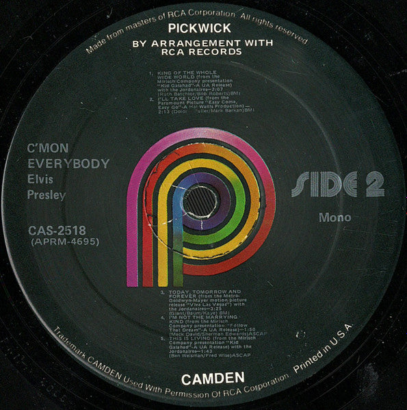 Elvis Presley - C'mon Everybody (LP Tweedehands)