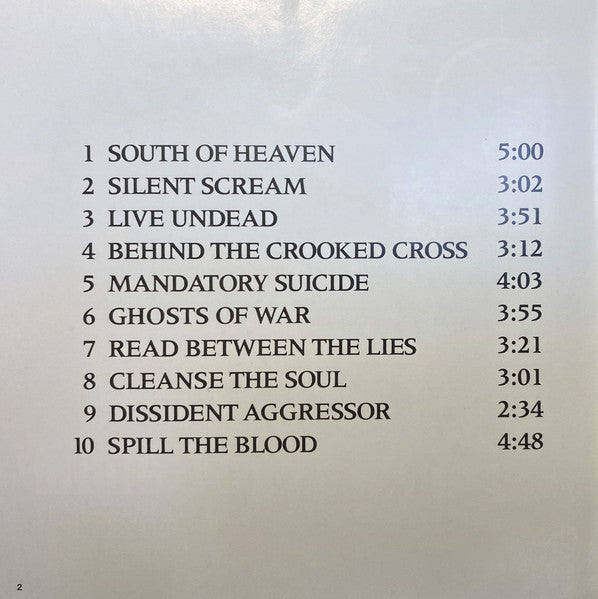 Slayer - South Of Heaven (CD Tweedehands)