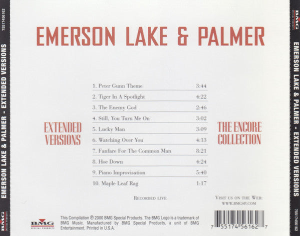 Emerson, Lake & Palmer - Extended Versions: The Encore Collection (CD)