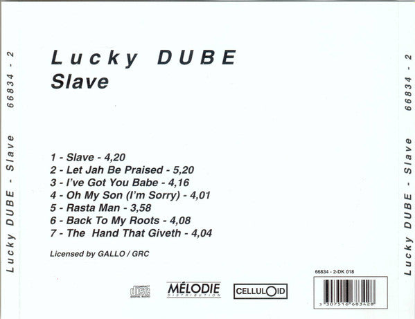 Lucky Dube - Slave (CD Tweedehands)