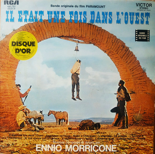 Ennio Morricone - Il Était Une Fois Dans L'Ouest (Bande Originale Du Film Paramount) (LP Tweedehands)