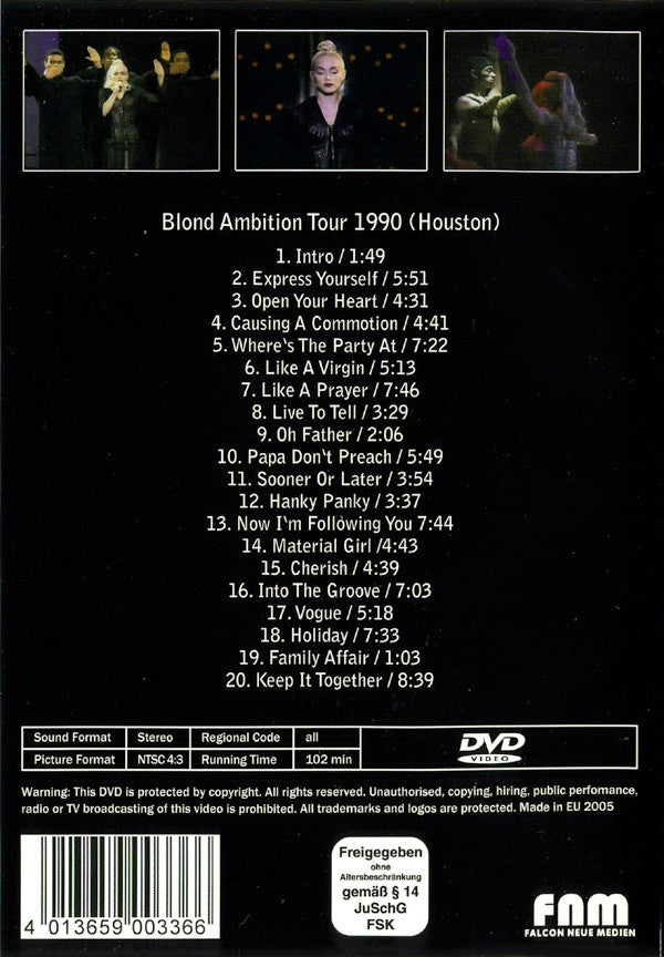 Madonna - Blond Ambition Tour 1990 (DVD Tweedehands)