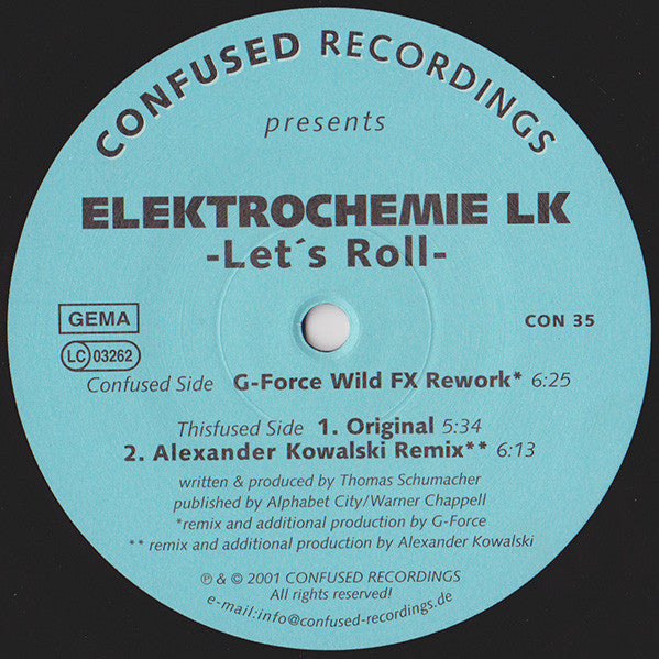 Elektrochemie LK - Let's Roll (12" Tweedehands)