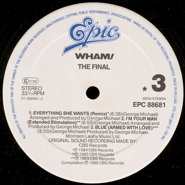 Wham! - The Final (LP Tweedehands)