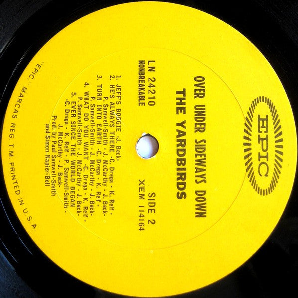 Yardbirds, The - Over Under Sideways Down (LP Tweedehands)