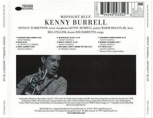 Kenny Burrell - Midnight Blue (CD Tweedehands)