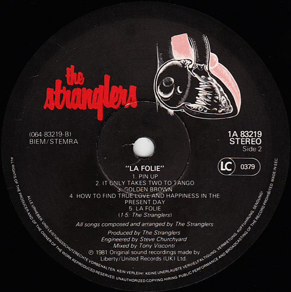 Stranglers, The - La Folie (LP Tweedehands)