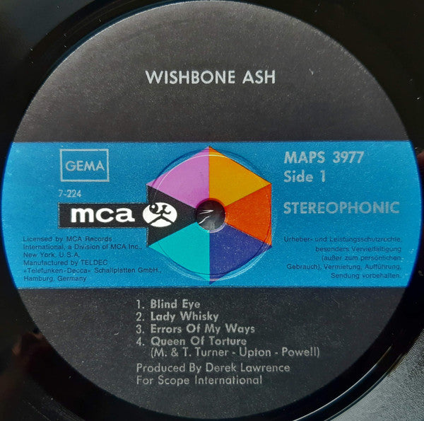 Wishbone Ash - Wishbone Ash (LP Tweedehands) - Discords.nl