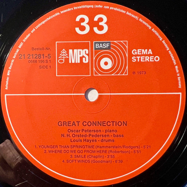 Oscar Peterson - Great Connection (LP Tweedehands) - Discords.nl