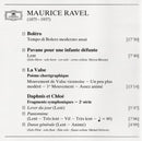 Maurice Ravel – Orchestre de Paris · Daniel Barenboim - Bolero · La Valse · Pavane Pour Une Infante Défunte · Daphnis Et Chloé: Suite No.2 (CD) - Discords.nl