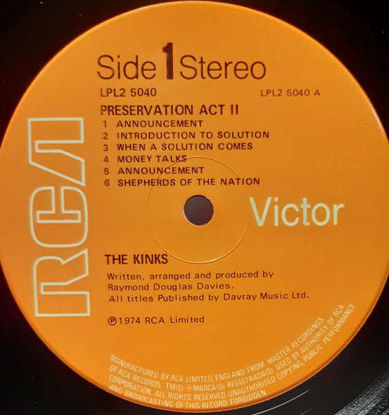 Kinks, The - Preservation Act 2 (LP Tweedehands)