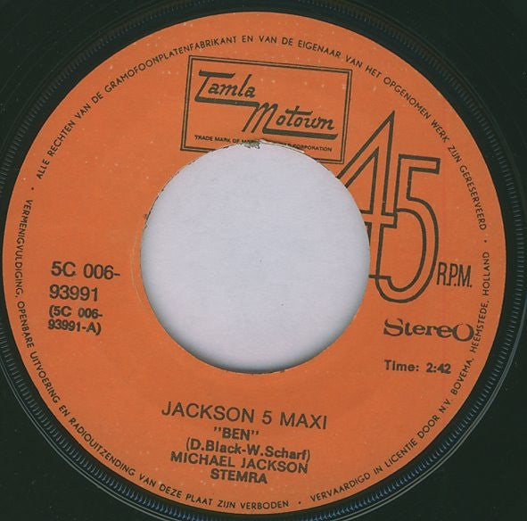 Michael Jackson / Jackson 5, The - Jackson 5 Maxi (7-inch Tweedehands)