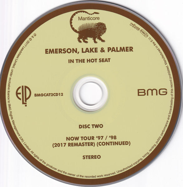 Emerson, Lake & Palmer - In The Hot Seat (CD)