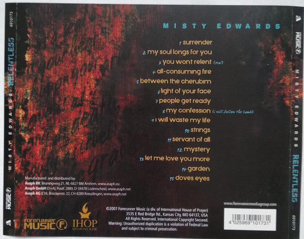 Misty Edwards - Relentless / Unplugged (CD)