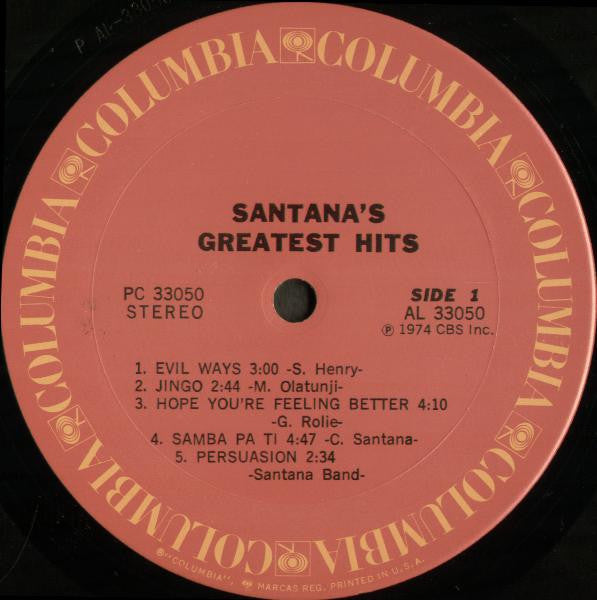 Santana - Santana's Greatest Hits (LP Tweedehands) - Discords.nl