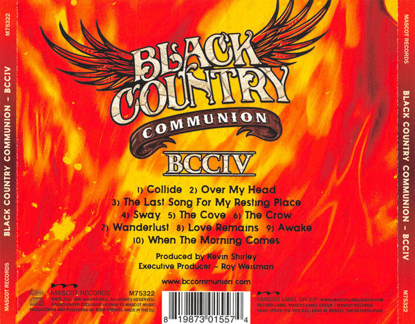 Black Country Communion - BCCIV (CD)