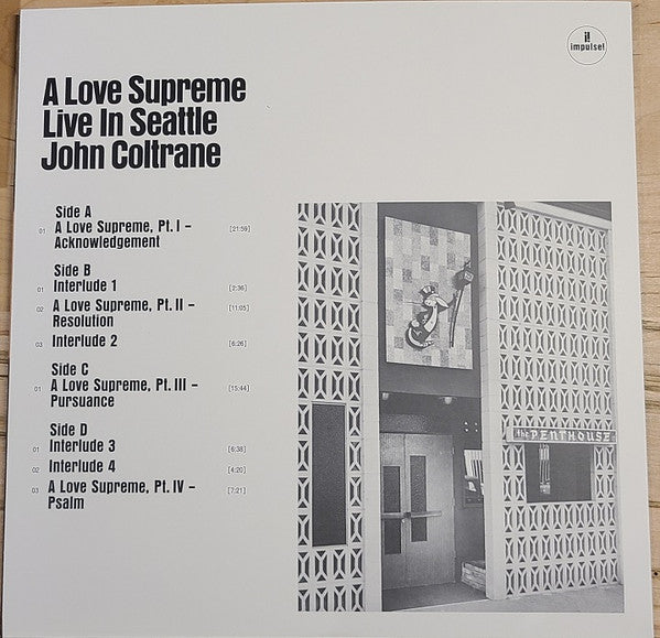 John Coltrane - A love supreme: live in seattle (LP)