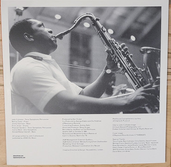 John Coltrane - A love supreme: live in seattle (LP)