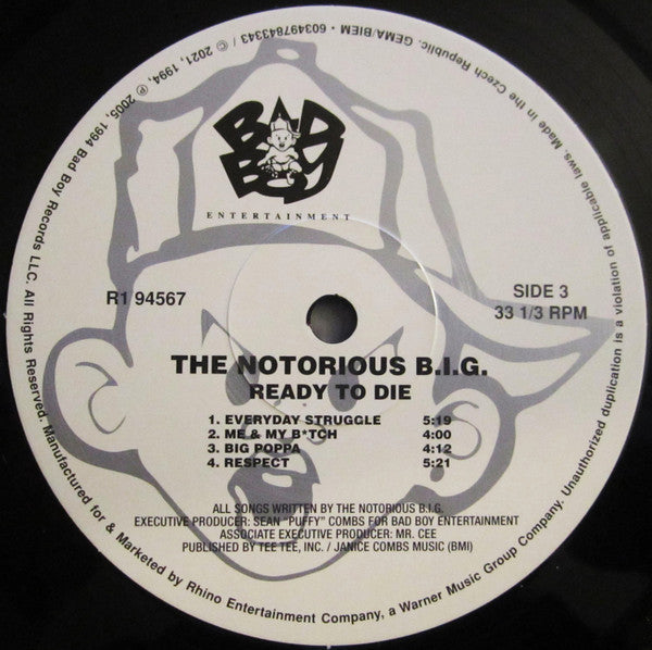 The Notorious BIG - The Notorious BIG - Ready To Die  (LP) - Discords.nl