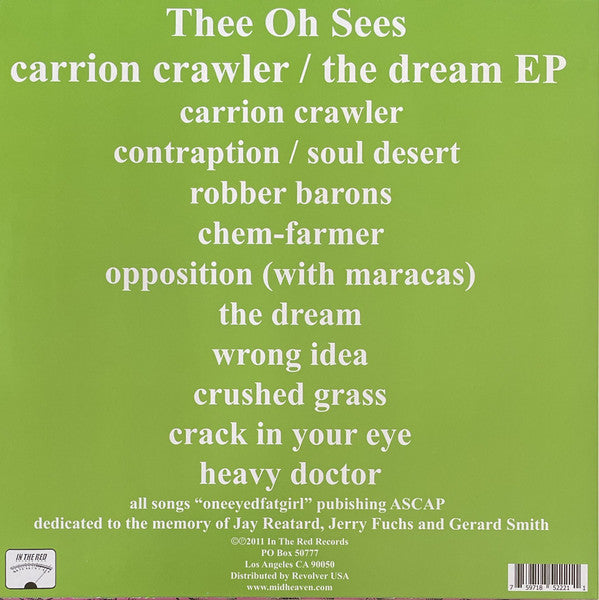 Thee Oh Sees - Carrion Crawler / The Dream EP  (LP) - Discords.nl