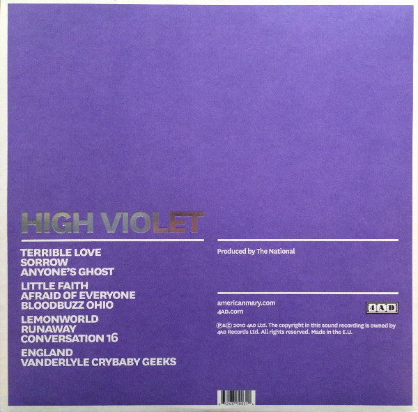 The National - High Violet  (LP)