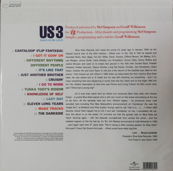 Us3 - Hand On The Torch  (LP)