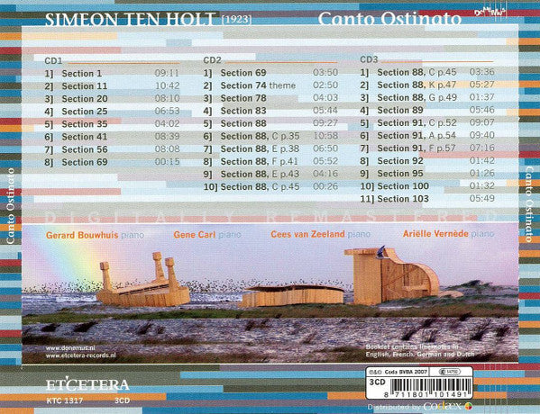 S. Ten Holt - Canto ostinato - live at the concertgebouw (CD) - Discords.nl