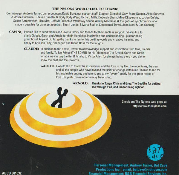 Nylons, The - Fabric Of Life (CD Tweedehands) - Discords.nl