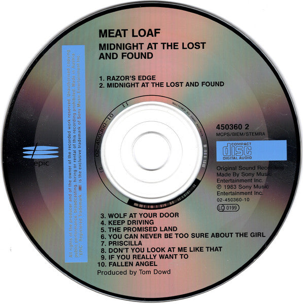 Meat Loaf - Midnight At The Lost And Found (CD Tweedehands)