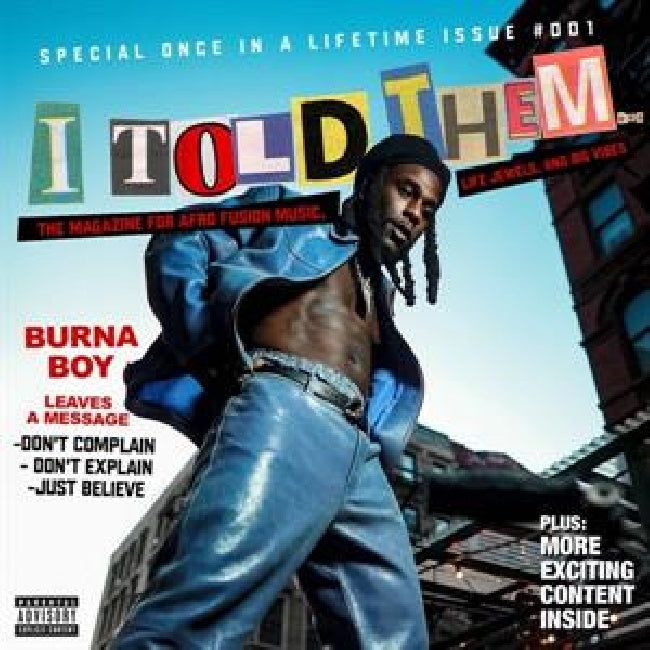 Burna Boy - I told them... (CD)