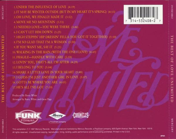 Love Unlimited - The Best Of Love Unlimited (CD)