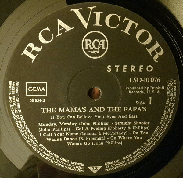 Mamas & The Papas, The - If You Can Believe Your Eyes And Ears (LP Tweedehands) - Discords.nl