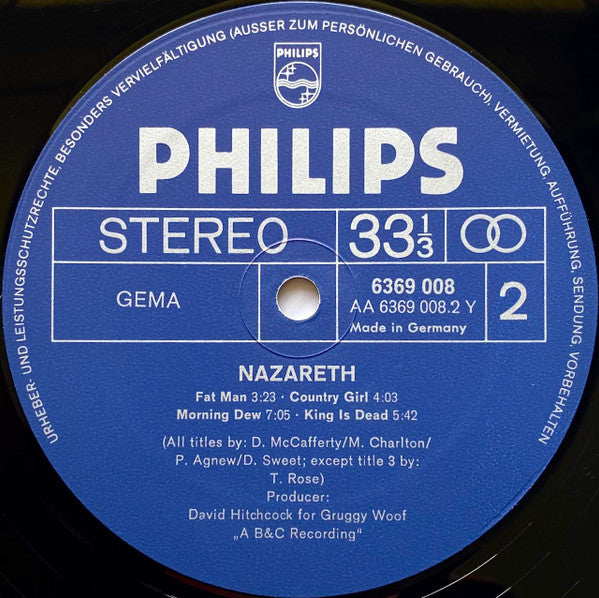 Nazareth (2) - Nazareth (LP Tweedehands)