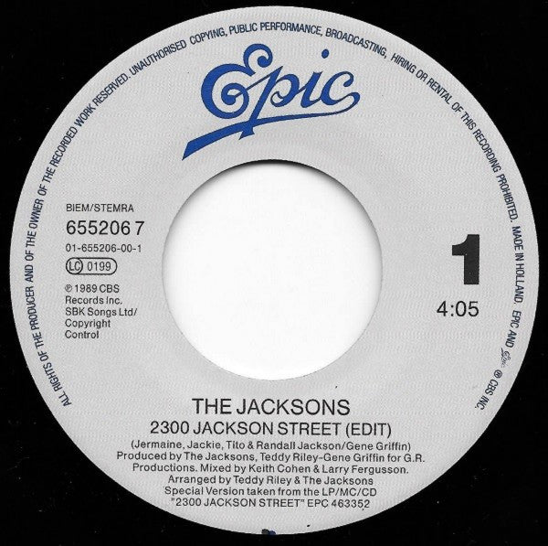 Jacksons, The - 2300 Jackson Street (7-inch Tweedehands)