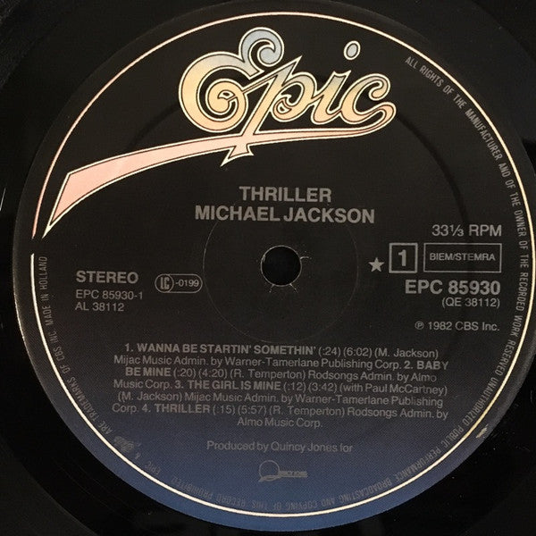 Michael Jackson - Thriller (LP Tweedehands)