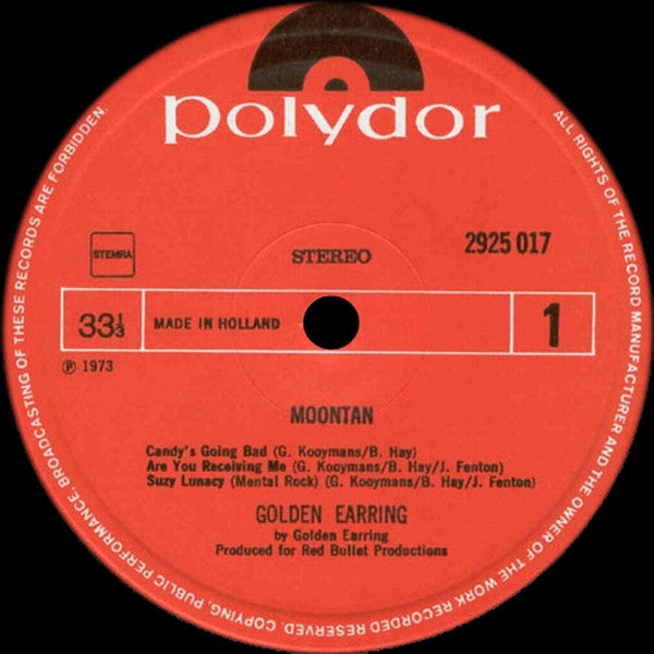 Golden Earring - Moontan (LP Tweedehands)