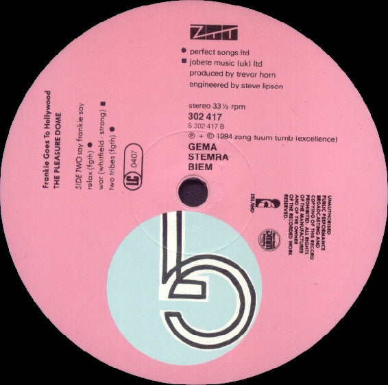Frankie Goes To Hollywood - Welcome To The Pleasuredome (LP Tweedehands)