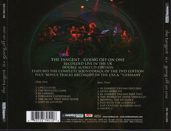 Tangent, The - Going Off On One (CD Tweedehands)